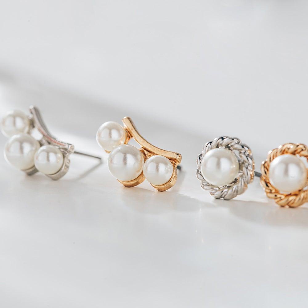 Daily Cool Pearl ピアス [6個セット] Earrings soo&soo 