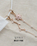 FLOWER LEAF マスクストラップ necklace pink-rocket 