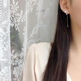 Fog flower earring (2 color) Earrings bling moon 
