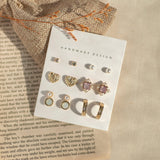 Frame Cubic ピアス [12個セット] Earrings SET ME UP♡ 