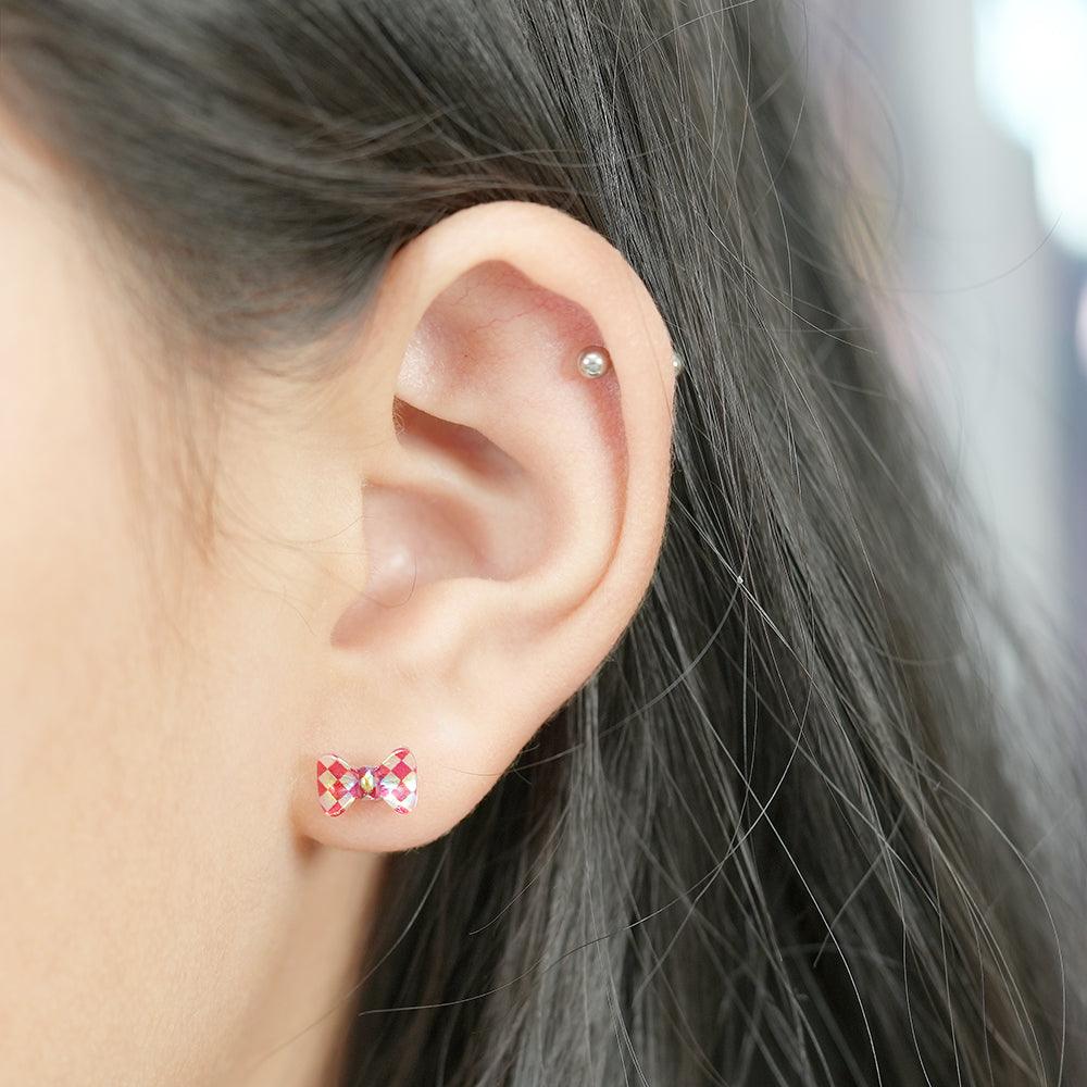 ギンガムリボンピアッシング Piercing SET ME UP♡ 