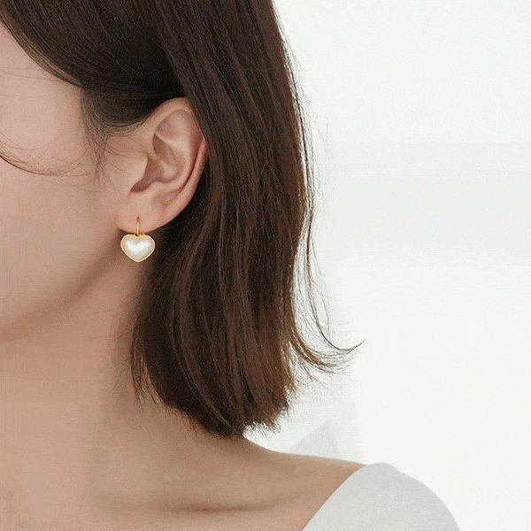 GoldHeart ピアス Earrings soo&soo 