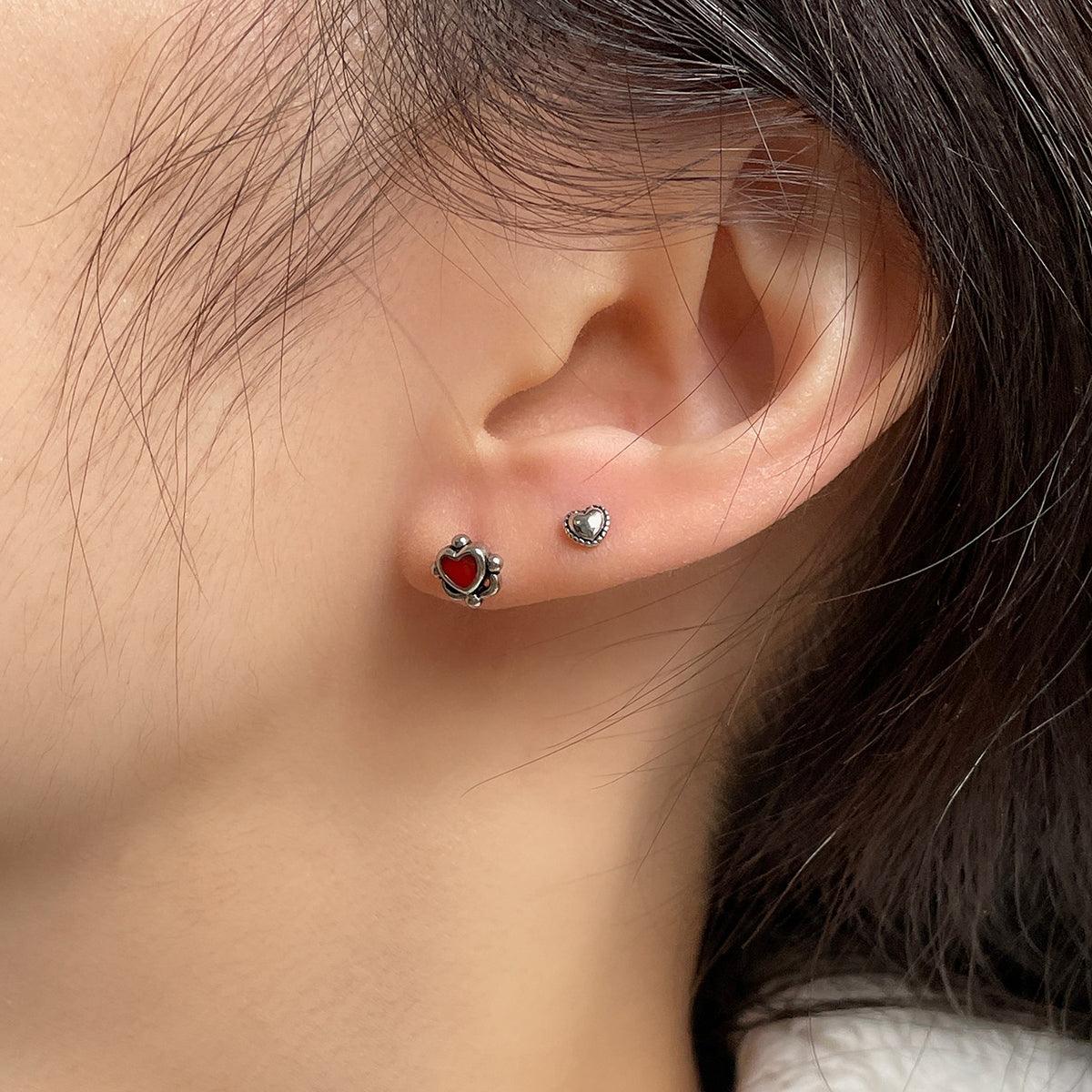 グリーンねじりハートピアッシング[5セット] Piercing 10000won 