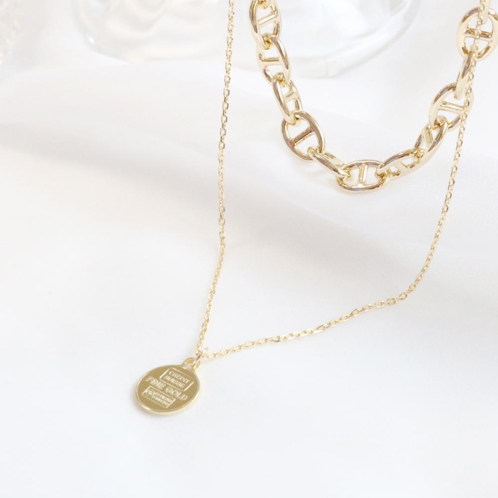 H Line ネックレス necklace bling moon 