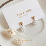 Heartberry Snowflake ピアス Earrings soo&soo 