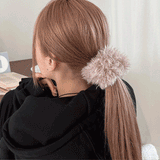 フェイクファー フェザー シュシュ(5color) Hair younglong-seoul 