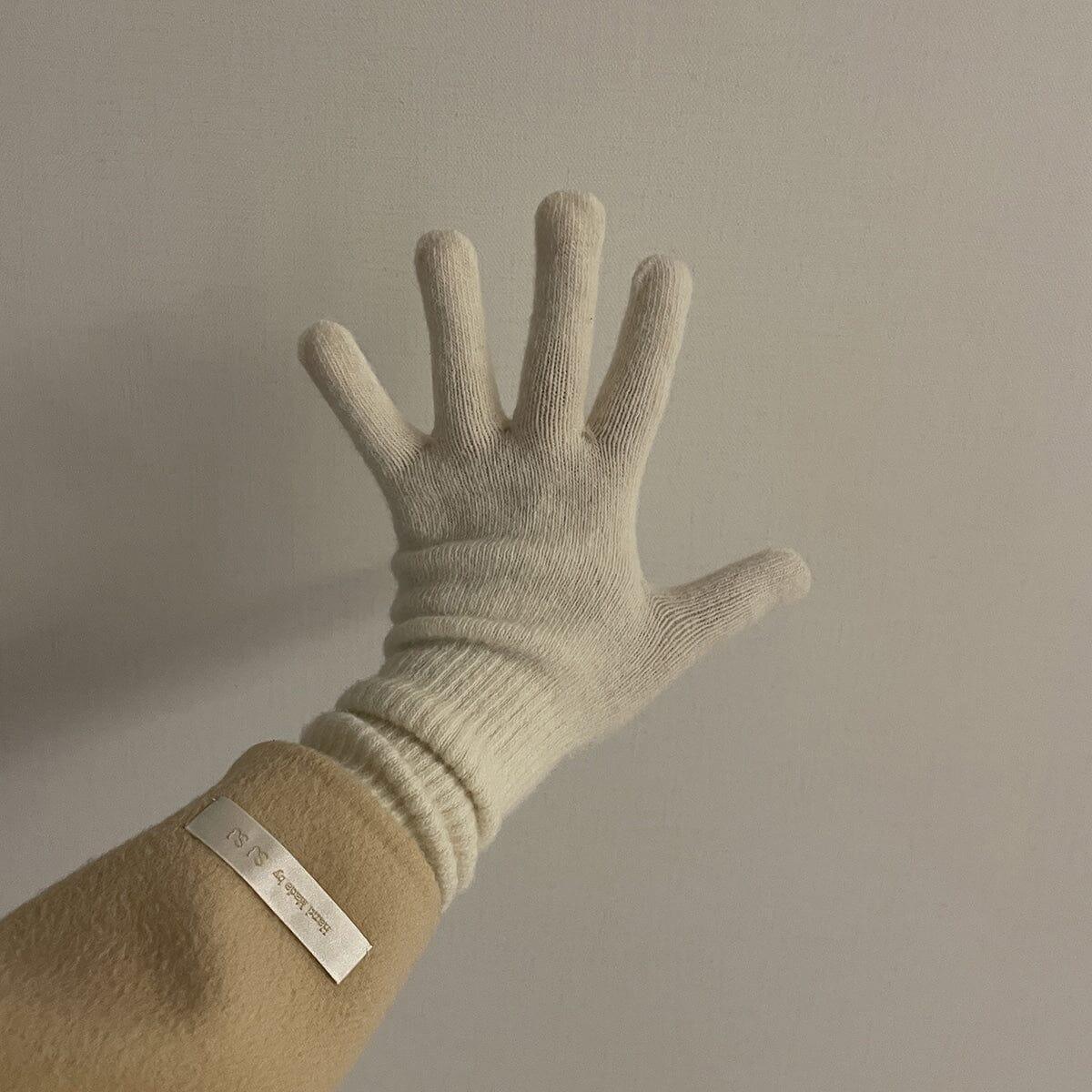 ふんわり ウール ニット ロング手袋 グローブ 韓国アクセサリー、軟骨 