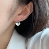 ふわふわのくまのピアス Earrings 10000won 