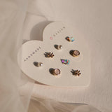 【即納】Rainbow Prismピアス [8個セット] Earrings SET ME UP♡ 