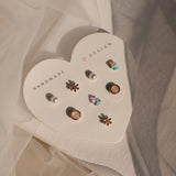 【即納】Rainbow Prismピアス [8個セット] Earrings SET ME UP♡ 