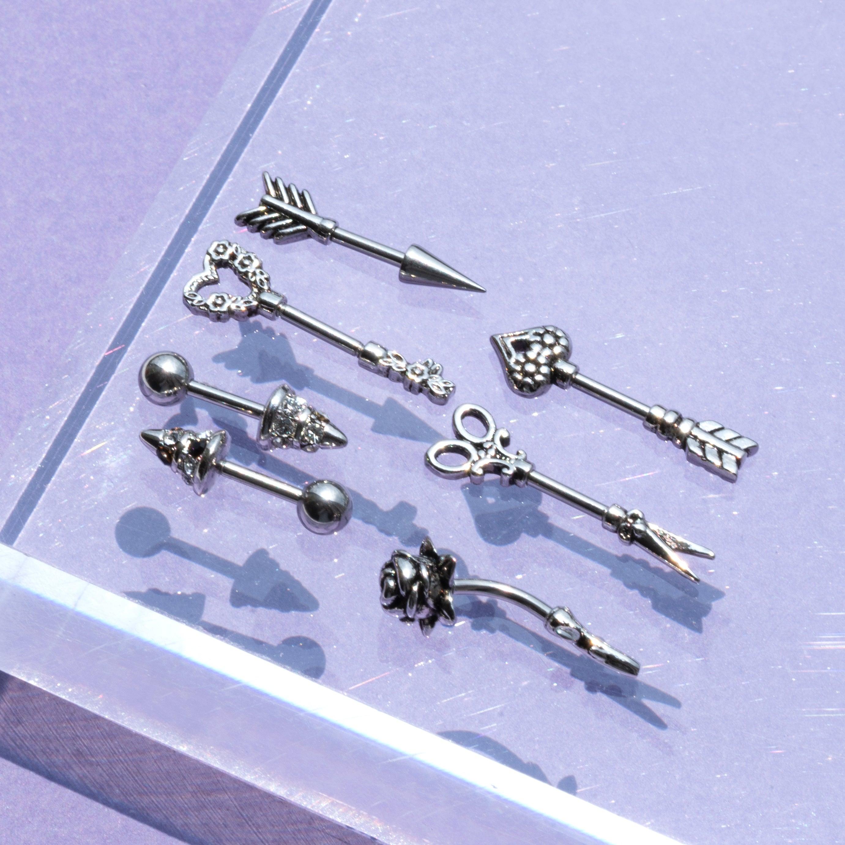 かわいいボディーピアス特集 [7種類] アンテナ ヘリックス ピアス Piercing SET ME UP♡ 