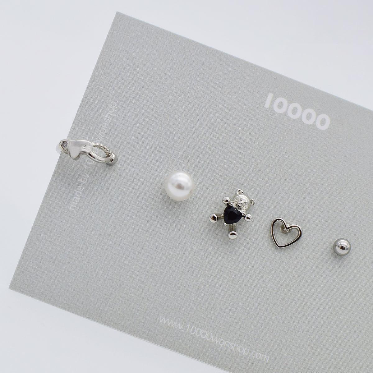 キュービッククマさんピアッシング[5セット] Piercing 10000won 