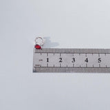 コラ ミニクリスタルキュービックハートリングピアス Piercing from lizzy 