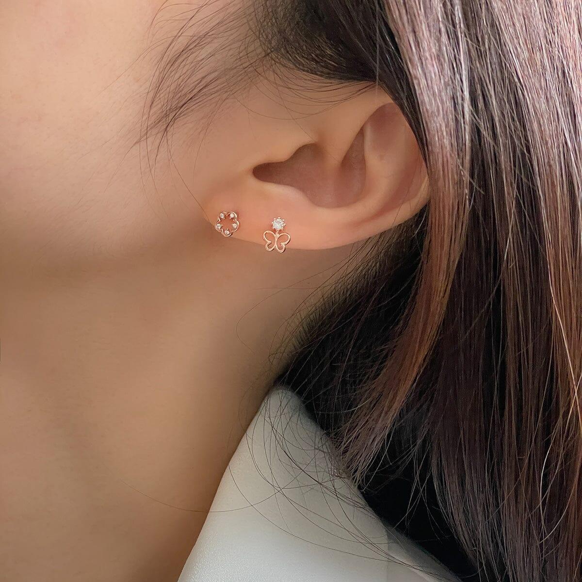 くりくり花ライン ピアッシング Piercing 10000won 