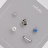 クリームハートピアッシング[5セット] Piercing 10000won 