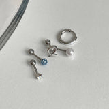 クリームハートピアッシング[5セット] Piercing 10000won 
