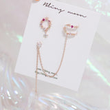 Leah Two ring ピアス・イヤーカフ Earrings bling moon 