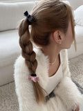ミニ ベルベット リボン ヘアゴム&ヘアピン(10color/2type) Hair younglong-seoul 