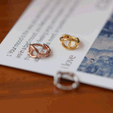 ミニチェーンワンタッチリングピアス Earrings 10000won 