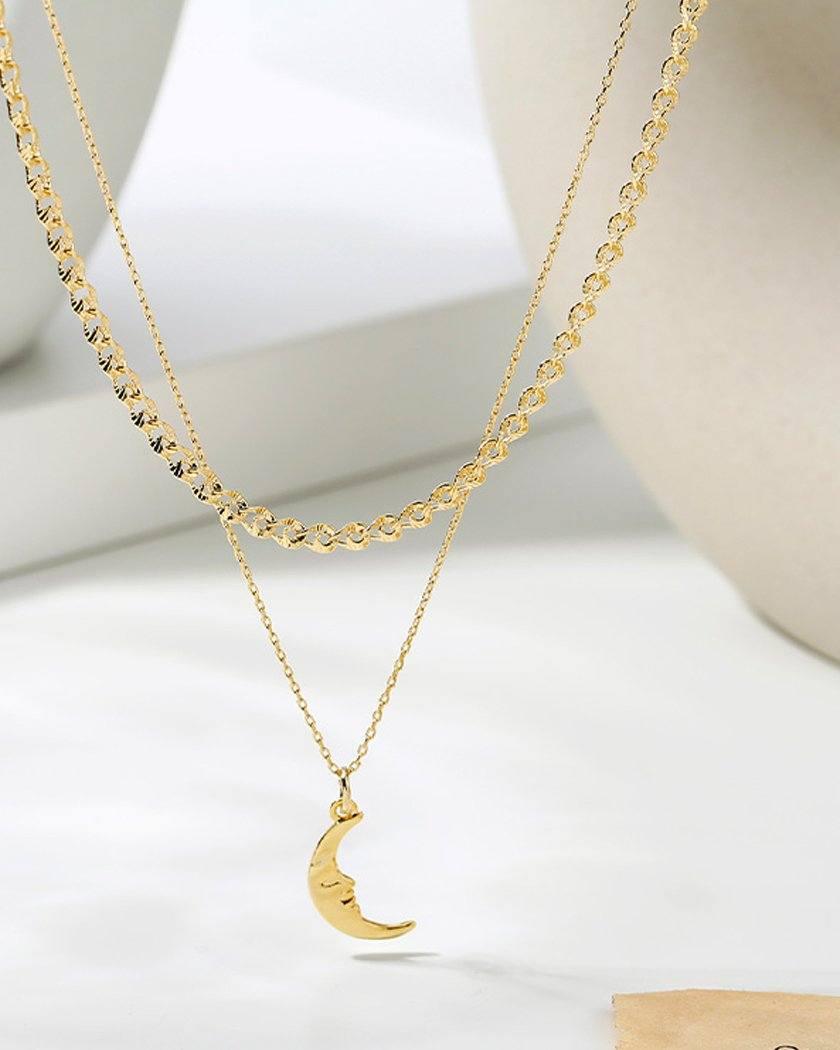 Moon Face ネックレス necklace soo&soo 