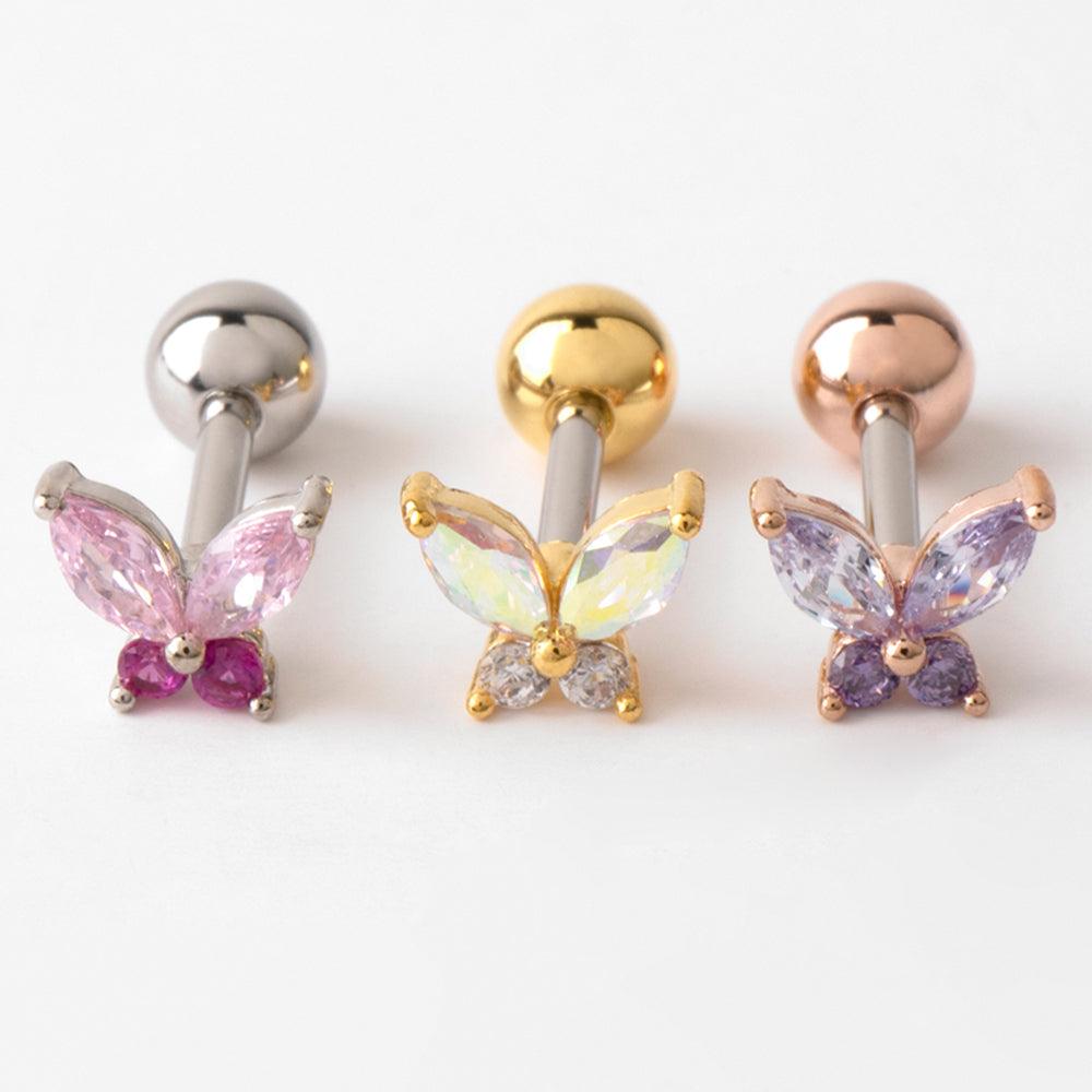 MYSTIC CUBIC BUTTERFLY ピアッシング Piercing pink-rocket 