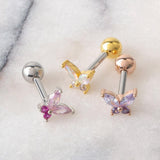MYSTIC CUBIC BUTTERFLY ピアッシング Piercing pink-rocket 