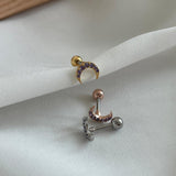 パープル月ピアッシング Piercing 10000won 