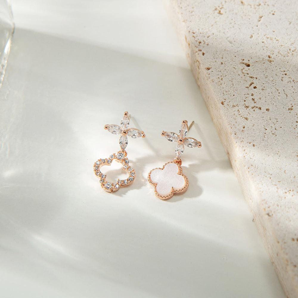 Pastel clover ピアス Earrings soo&soo 