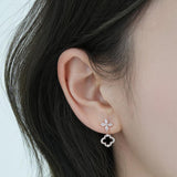 Pastel clover ピアス Earrings soo&soo 