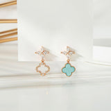 Pastel clover ピアス Earrings soo&soo 