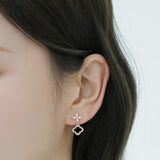 Pastel clover ピアス Earrings soo&soo 