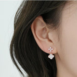 Pastel clover ピアス Earrings soo&soo 