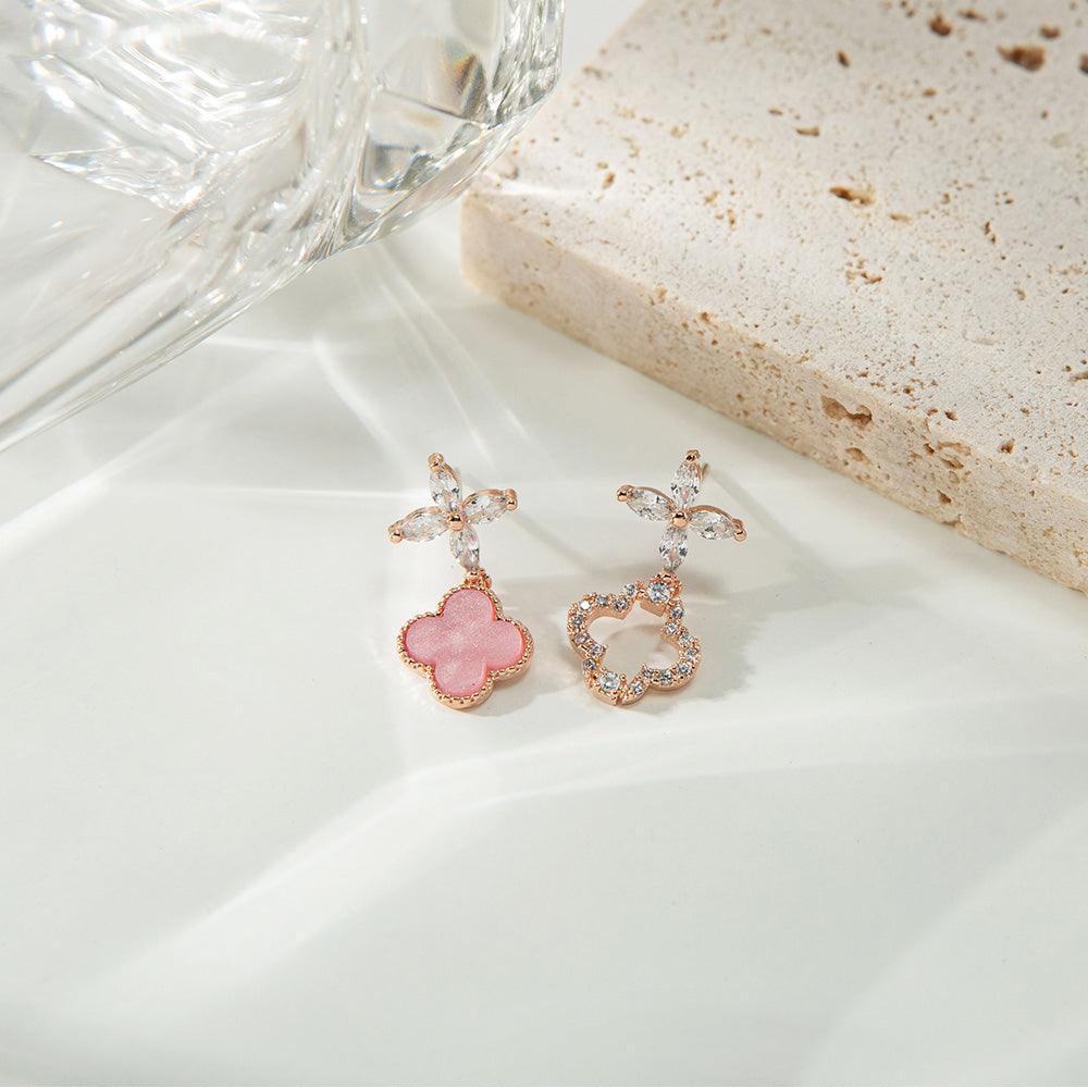 Pastel clover ピアス Earrings soo&soo 