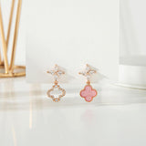 Pastel clover ピアス Earrings soo&soo 