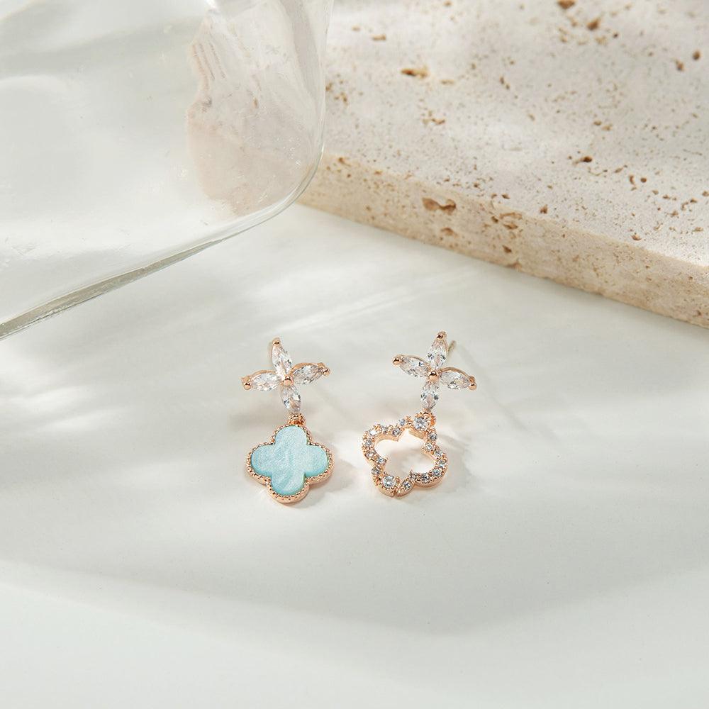 Pastel clover ピアス Earrings soo&soo 