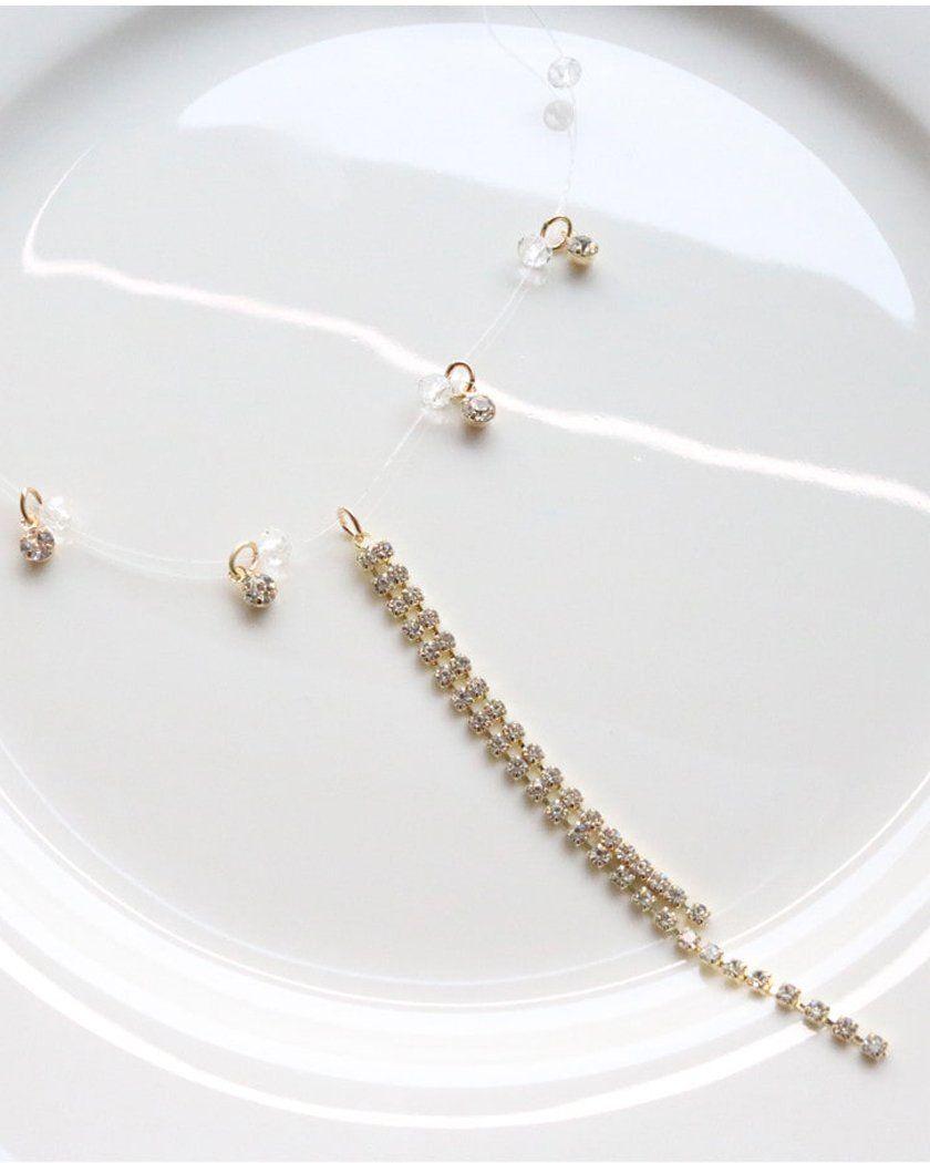 Pearl line choker 全2種 necklace bling moon 