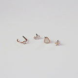 ピッチリングピアッシング(4 set) Piercing bling moon 