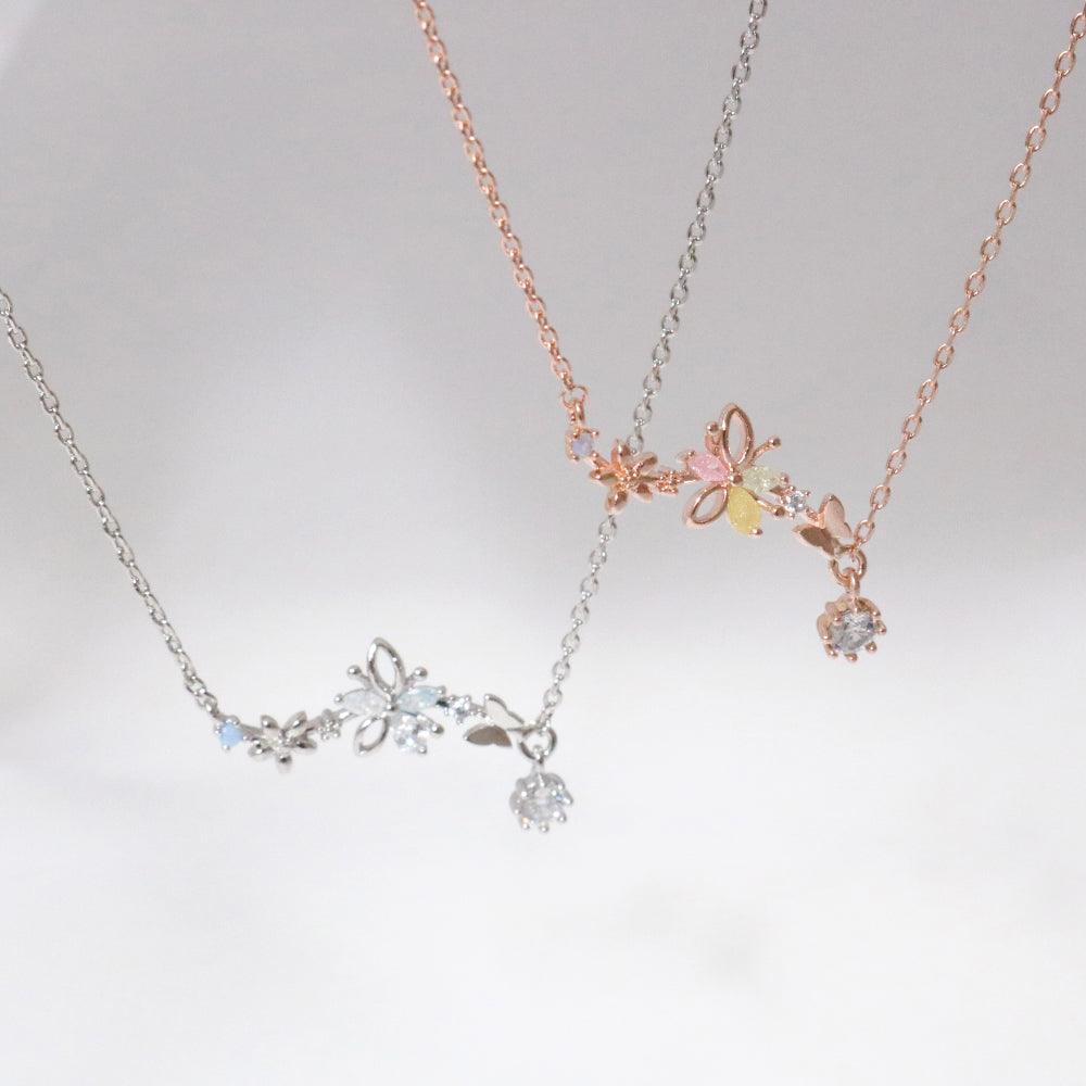 Plain Cubic ネックレス necklace bling moon 
