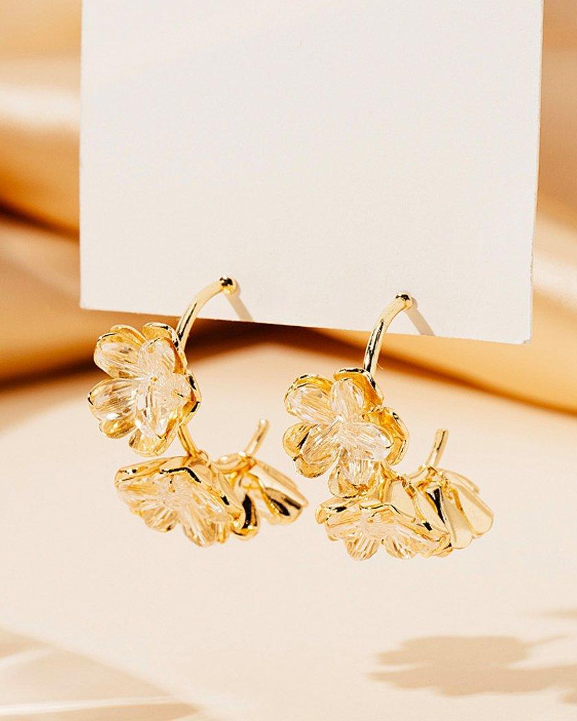 Pure Flower ピアス Earrings soo&soo 