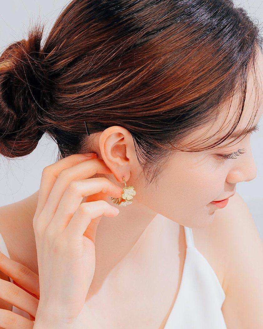 Pure Flower ピアス Earrings soo&soo 