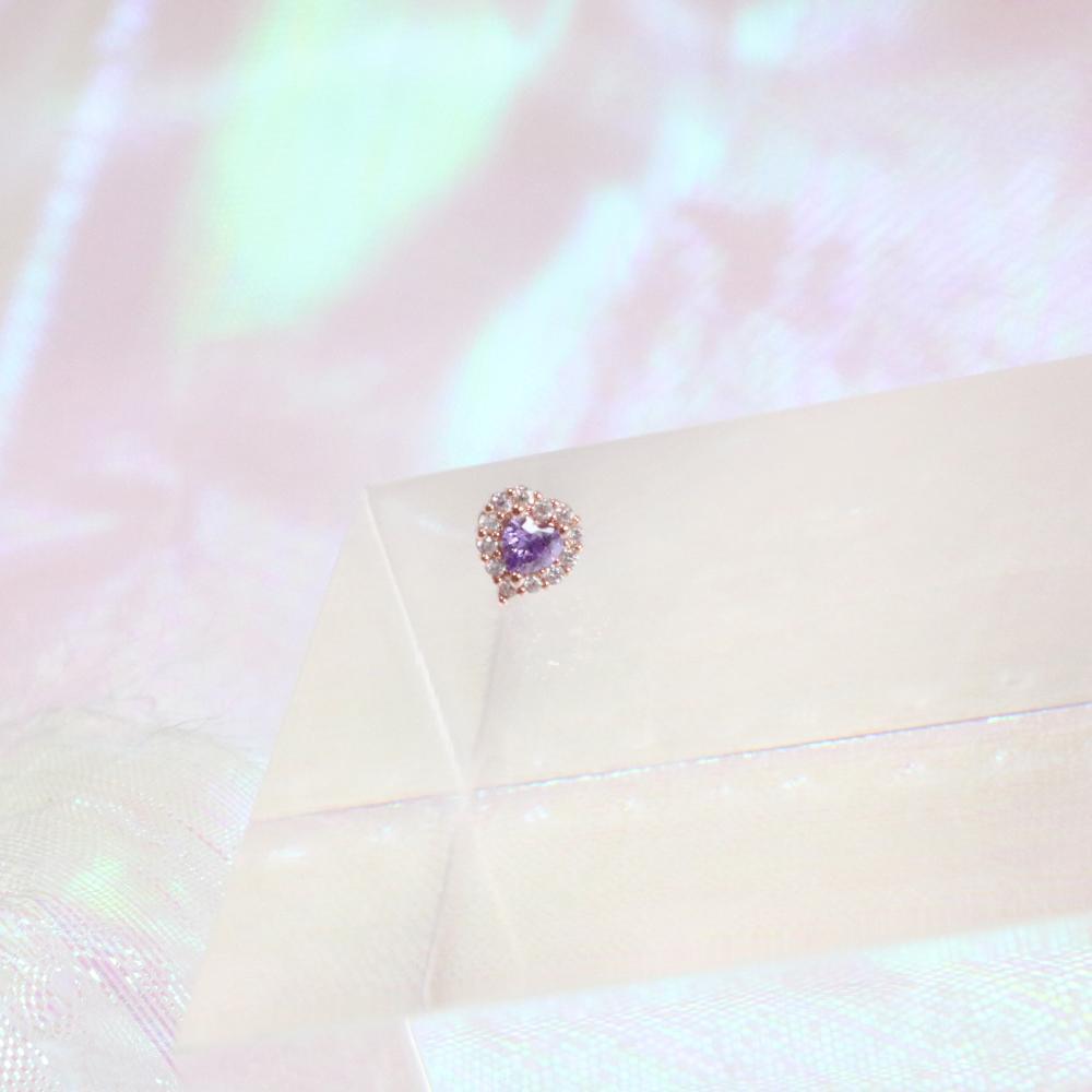 Purple Bella (ピアス/ピアッシング) Piercing bling moon 