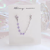 Purple Pearl Two ピアッシング Piercing bling moon 