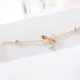 ラフリボンブレスレット Bracelet bling moon 