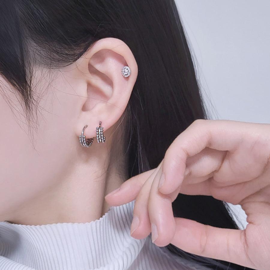 ラウンドサークルキュービックピアッシング Piercing from lizzy 