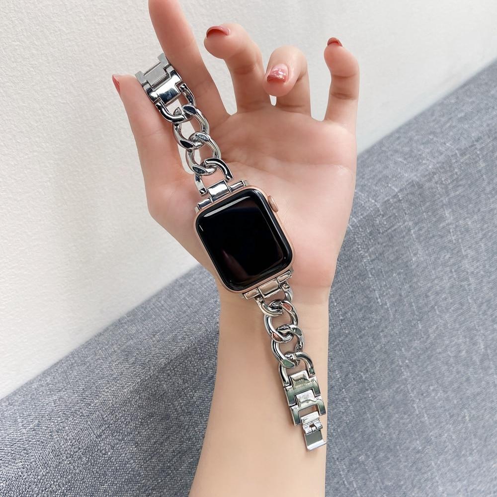 ★人気★ デニムチェーンステンレススチール アップルウォッチバンド＃ apple watch バンド givgiv 