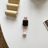 ★人気★ Marble Metal Chain Band (ピンク) Apple Watch / マーブル チェーン バンド＃ apple watch バンド givgiv 