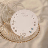 Ribbon Pearl Earring [14個セット] Earrings SET ME UP♡ 