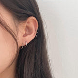 [サージカル]デイリーワンタッチリングピアス(2size) Earrings younglong-seoul 