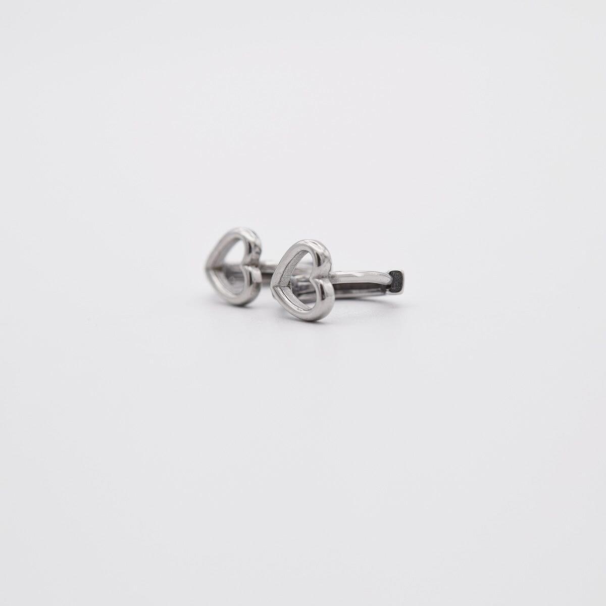 [サージカル]ハートラインリングピアス Earrings 10000won 