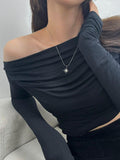 [サージカル]キュービック・スパークル・スネーク・チェーン・ネックレス necklace younglong-seoul 